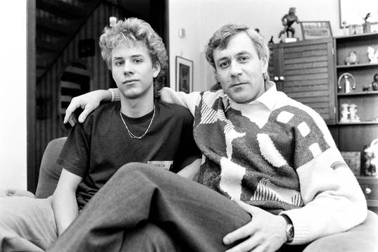 Niclas Kindvall med sin pappa Ove Kindvall