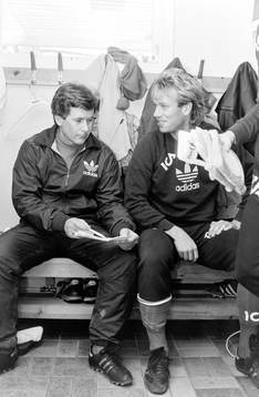 Tränare Gunder Bengtsson och Dan Fröberg