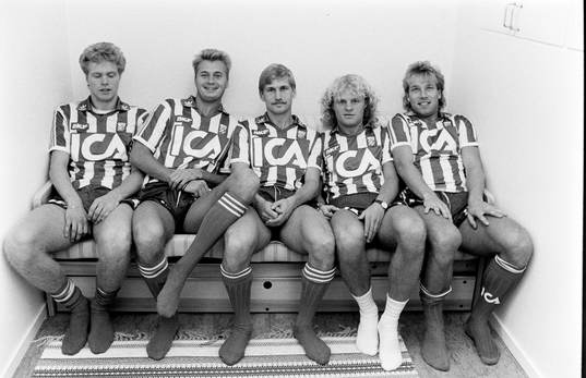 Fr.v Pär Millqvist, Lars Zetterlund, Lennart Nilsson,
