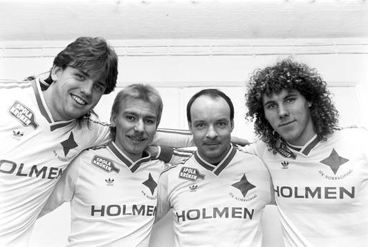 Fr. v Göran Holter, Jan Hellström, Jan Svensson och Hans