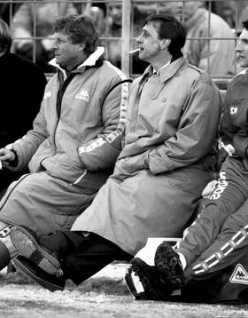 Johan Cruyff, tränare i Ajax