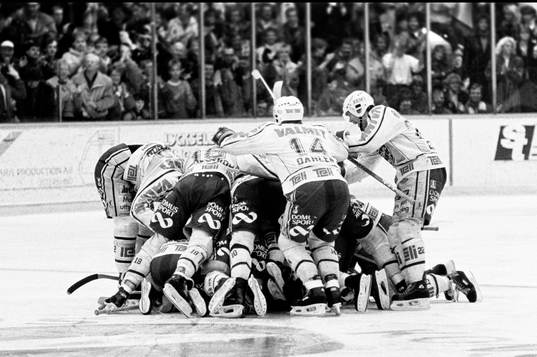 Ishockey, Elitserien, SM-Final, Björklöven - Färjestad,