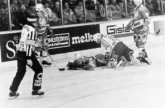 Ishockey, Elitserien, SM-Final, Björklöven - Färjestad,