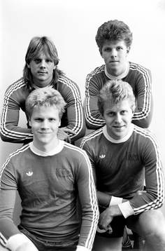 Bakre raden fr. v Magnus Henriksson och Magnus Jonsson.