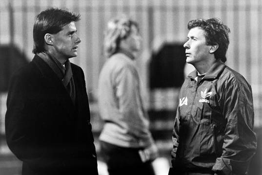 Stefan Lundin och Gunder Bengtsson, tränare i Göteborg