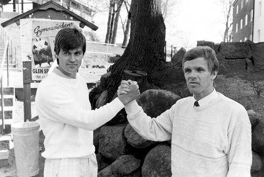 Tränarna Kurt-Arne Bergstrand, Markaryd och Anders