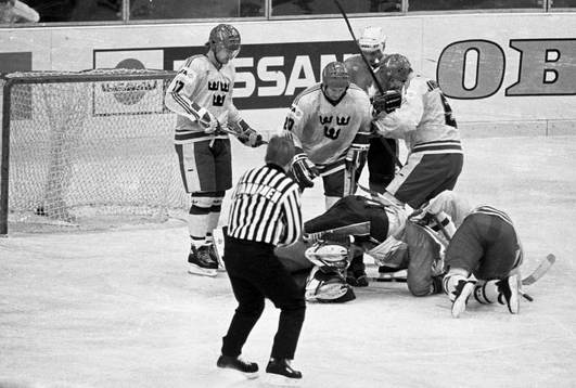 Peter Sundström, Robert Nordmark och Mats Kihlström i en
