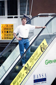 Rolf Ridderwall i rulltrappan