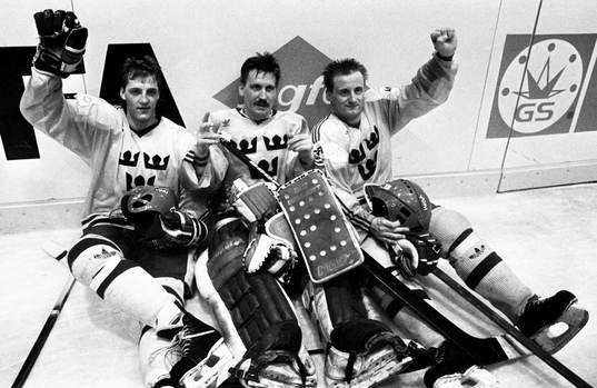 Tomas Sandström, Peter Lindmark, målvakt och Anders