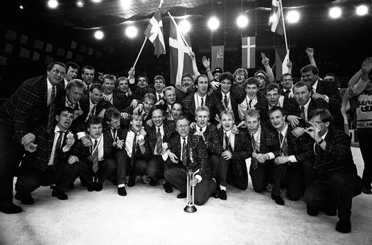 Ishockey, VM, Sverige, jubel