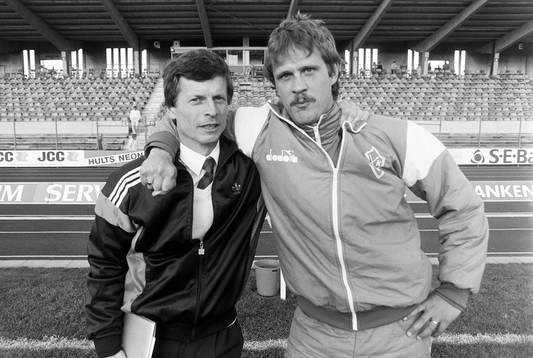 Håkan Sundin, manager och Jan Lindstedt, tränare i Brage