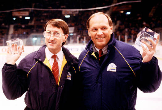 Tommy Sandlin och Curt Lindström tränare