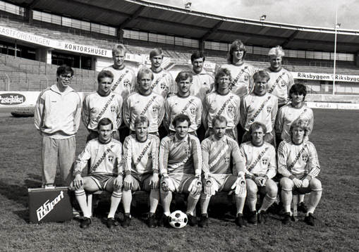 Bakre raden fr. v: Lars Larsson, Lennart Nilsson, Olle