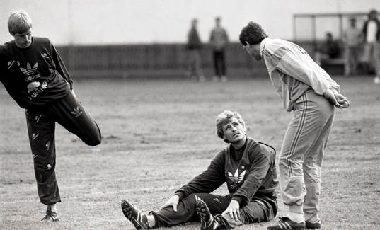 Lennart Nilsson, Glenn Hysén, och Olle Nordin,