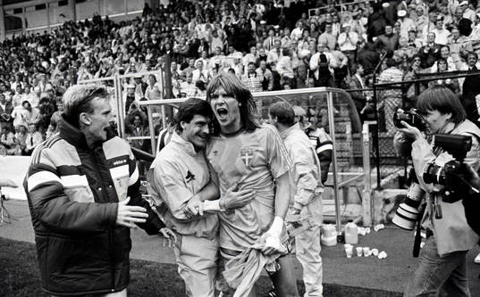 Ulf Eriksson, Olle Nordin, förbundskapten och Glenn