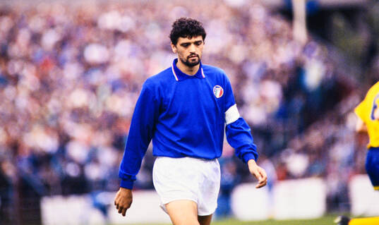 Italiens Alessandro Altobelli. Football, Euro qualifier,