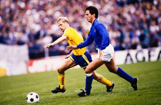 Sveriges Lennart Nilsson mot Italiens Riccardo Ferri.