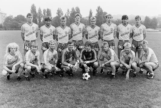 Bakre raden fr. v: Göran Arnberg, Leif Forsberg, Björn