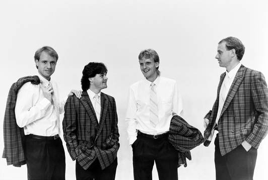 Andreas Ravelli, Anders Limpar, Ulf Eriksson och Thomas