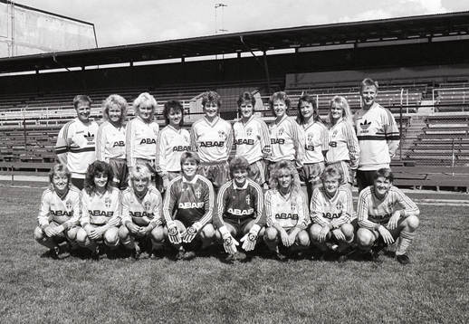 Fotboll, dam, EM, Sverige, lagbild