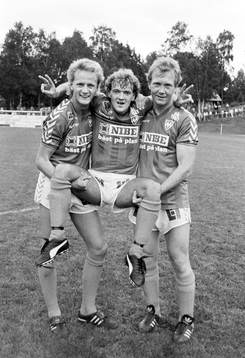Markaryds Mikael Ragvald, Jim Tolmie och Ingemar Nilsson