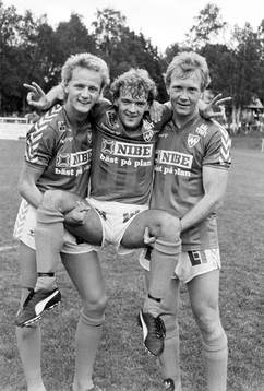 Markaryds Mikael Ragvald, Jim Tolmie och Ingemar Nilsson