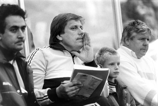 Tommy Söderberg, tränare i Djurgården och dagens knatte