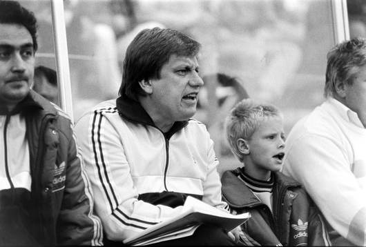 Tommy Söderberg, tränare i Djurgården och dagens knatte