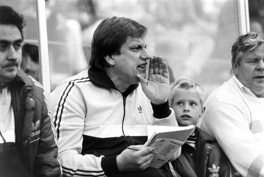 Tommy Söderberg, tränare i Djurgården och dagens knatte