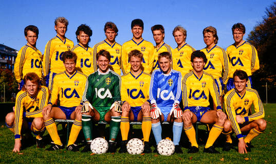 Övre raden bl a Ulrik Jansson, Pelle Blohm, Hans Eklund,