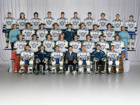 Spelare och personal i Leksand