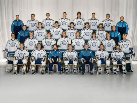 Spelare och personal i Leksand