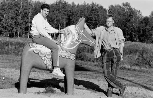Robert Burakovsky, Leksand på hästryggen och Christer