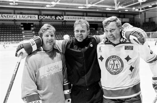 Dan Labraaten, Christer Abrahamsson, tränare och Ivan