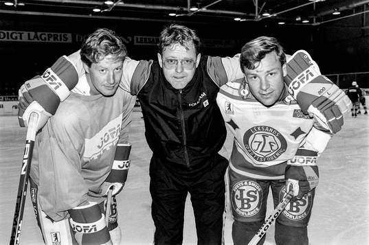 Dan Labraaten, Christer Abrahamsson, tränare och Ivan