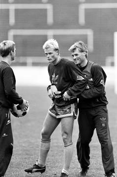 Lennart Nilsson, Peter Larsson och Glenn Hysén