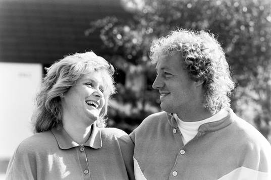 Robert Prytz med sin Joyce