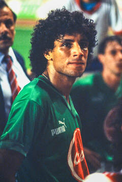 Goalie Jean-Luc Ettori (1987)