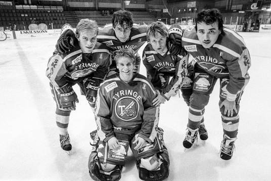 Tyringes målvakt Magnus Swärdh jublar