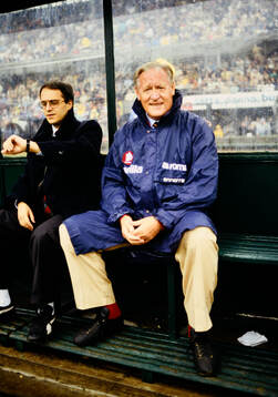 Nils Liedholm, manager of Roma 1987)