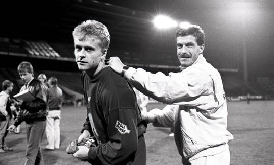 Jonas Thern och Olle Nordin, förbundskapten
