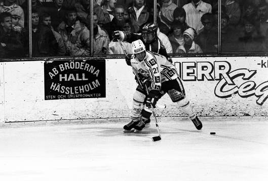 Peter Elander, Rögle med pucken