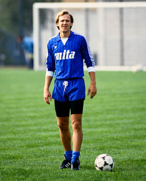 Dan Corneliusson at training