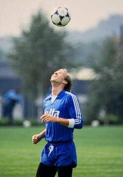 Dan Corneliusson at training
