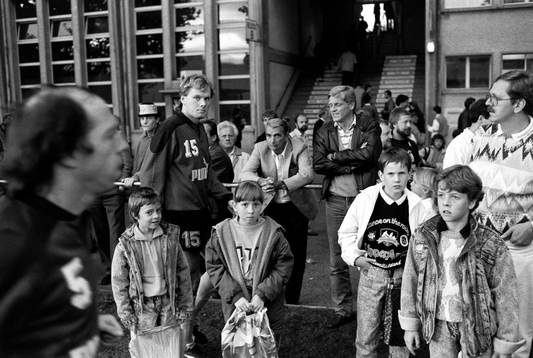 Björn Nilsson, Young Boys omgiven av supporters
