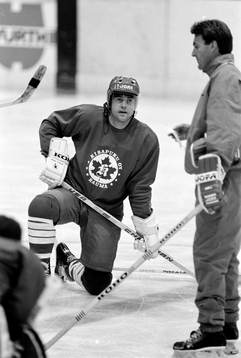 Kent Nilsson på träningen
