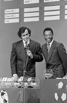 Michel Platini och Pelé