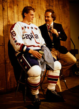 Bengt-Åke Gustafsson, Washington Capitals, interviewed in