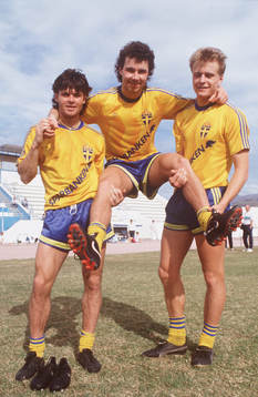 Anders Limpar, Stefan Rehn och Jonas Thern