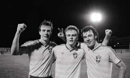 Peter Truedsson. Jonas Thern och  Stefan Rehn